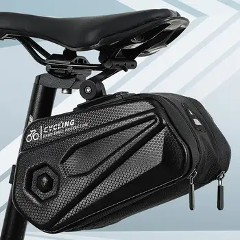 Седельная чанта Удобна твърда обвивка EVA Водоустойчив светоотражающая велосипедна водоустойчива чанта за планински велосипед