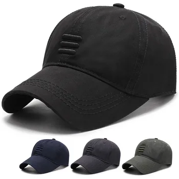 Спорт на открито Регулируема шапка за татко от слънцето за голф, модни памучен бейзболна шапка за жени, лятна мъжка черна бейзболна шапка Gorras