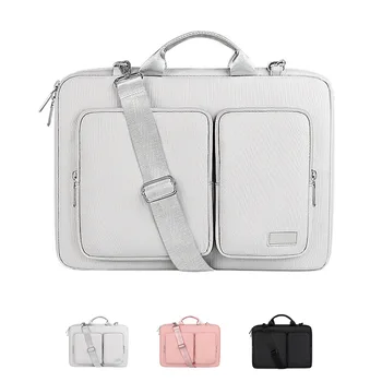 Чанта с дръжка за лаптоп MacBook Pro 13 A2338 2022 M2, Водоустойчива Чанта През рамо За iPad Pro 12,9, Калъф за Носене на MacBook Pro 14 15