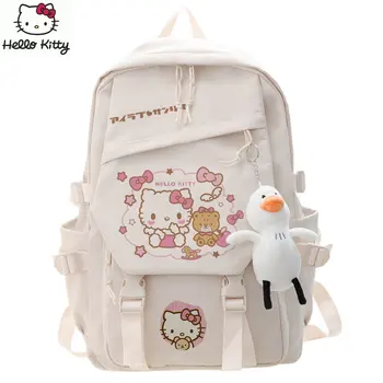 Чанти за жени, чанта Sanrio Hello Kitty, раница за момичета, училищен раница за студенти